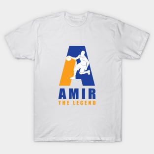 Amir Custom Player Basketball Your Name The Legend T-Shirt